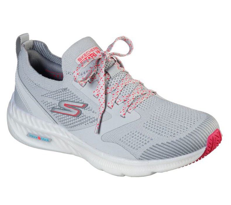 Skechers Gorun Hyper Burst - Womens Running Shoes Grey/Pink [AU-BP0654]